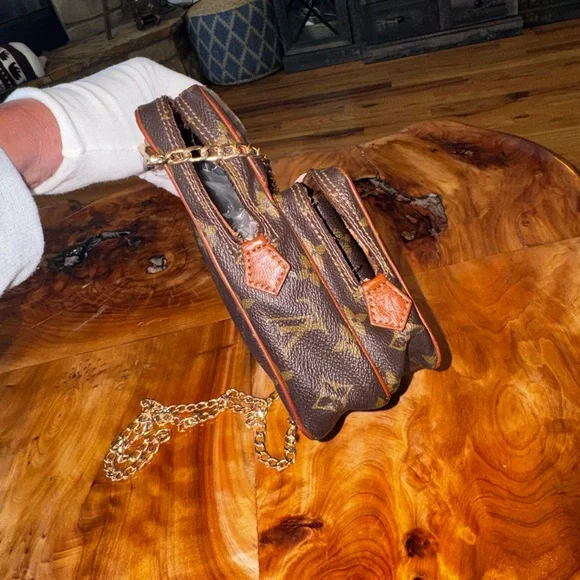 Louis vuitton amazon mini crossbody bag repurposed vintage - Picture 8 of 16